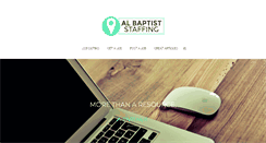 Desktop Screenshot of albaptiststaffing.org